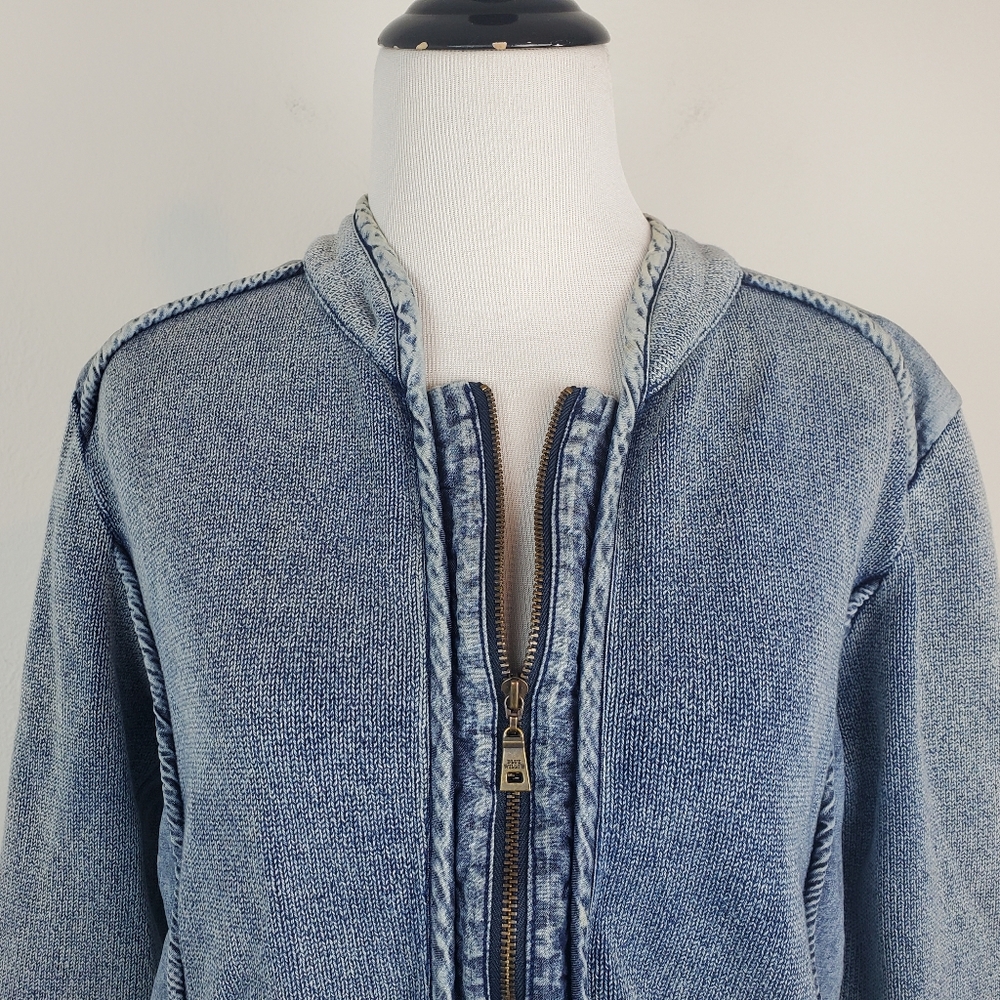 Blue Willi's Jean Jacket Denim Danish Denmark Scandinavian Spring Boho Nordic - Picture 6 of 16